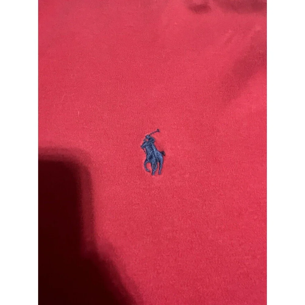 Polo By Ralph Lauren Polo Shirt Men’s Xtra Large Red Solid Collard Cotton
